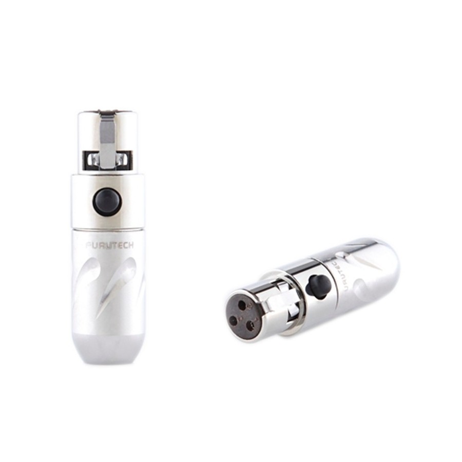 Furutech FT-608mF Rhodium 3-pins mini XLR-female Ø5mm per stuk - Afbeelding 4
