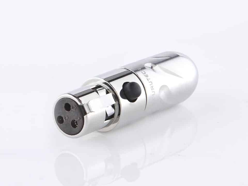Furutech FT-608mF Rhodium 3-pins mini XLR-female Ø5mm per stuk