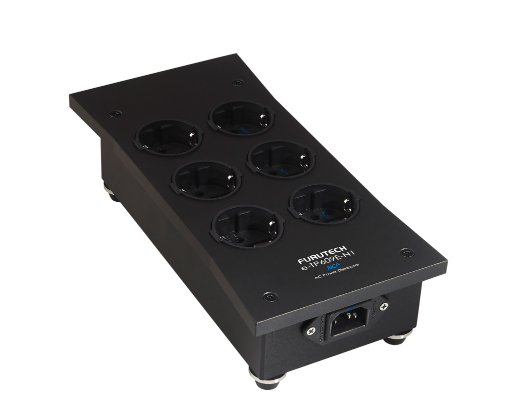 Furutech E-TP609E NCF-N1 stekkerblok Rhodium-plated 6 x schuko