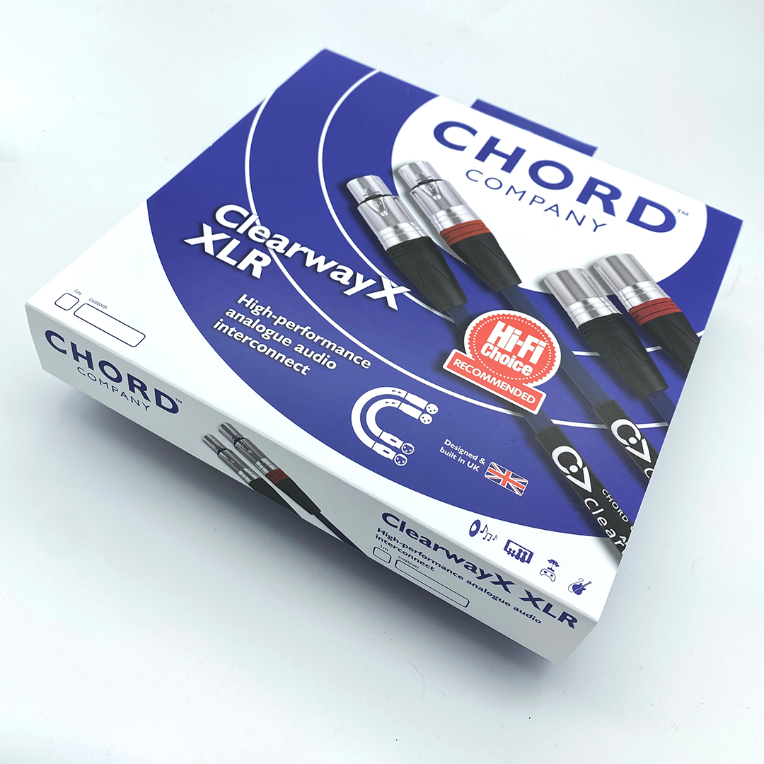 Chord Company Clearway X Aray Analogue XLR Interlink koper stereoset 2 stuks vanaf 0,5 meter - Afbeelding 4