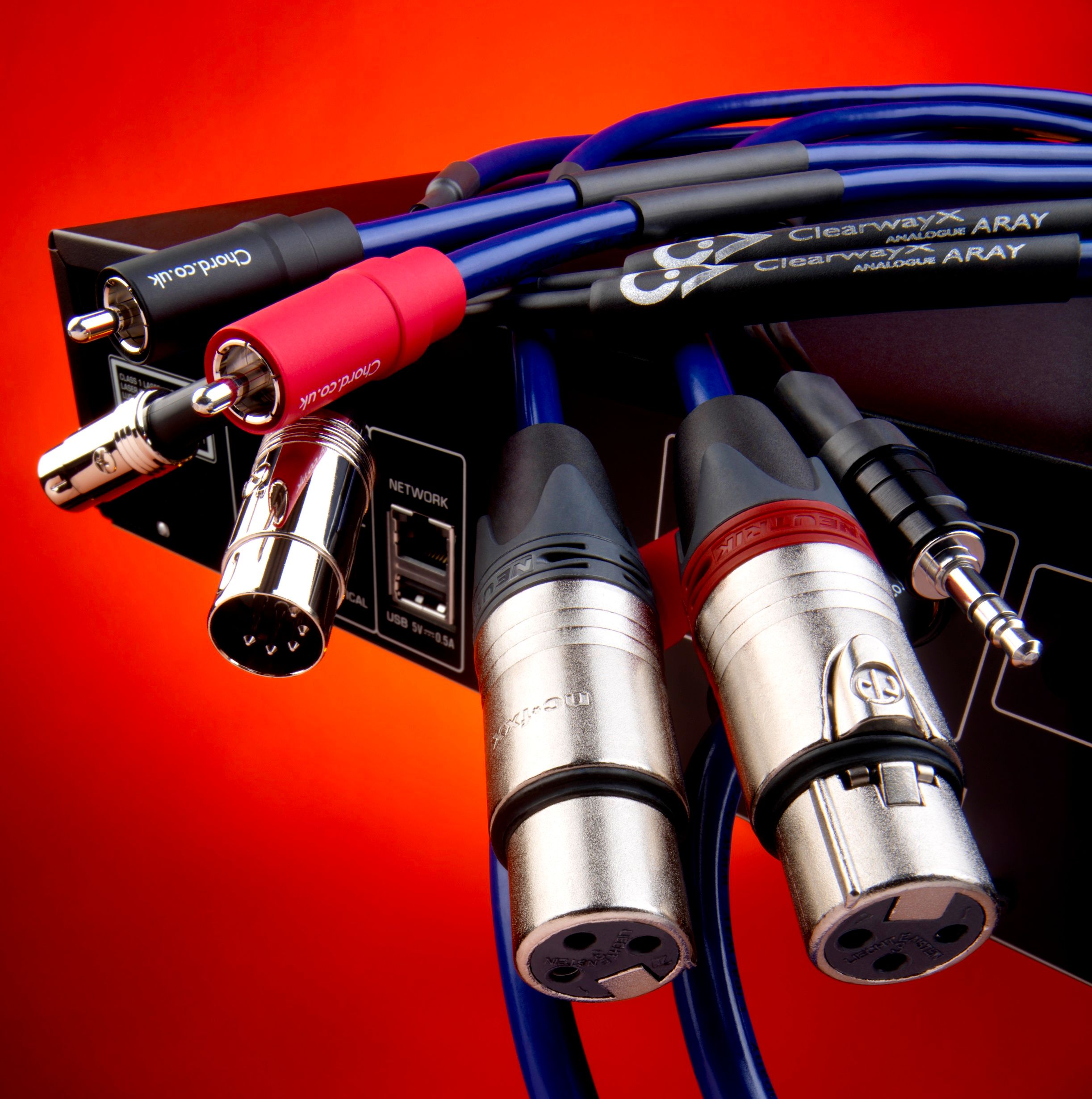 Chord Company Clearway X Aray Analogue XLR Interlink koper stereoset 2 stuks vanaf 0,5 meter - Afbeelding 5