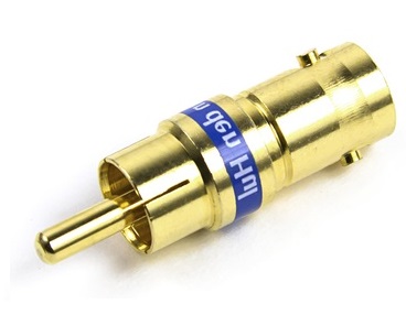 Van den Hul verloop - adaptor 75 Ohm van BNC female naar RCA male verkrijgbaar in verschillende kleuren per stuk