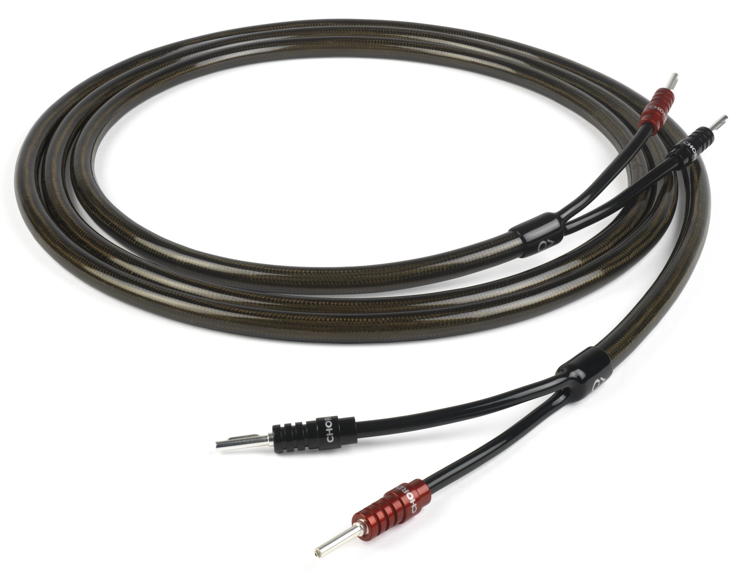 Chord Company Epic X Single-Wire luidsprekerkabel OFC met verzilverde geleiders 3.31mm2 AWG12 stereoset 2 stuks vanaf 2,0 meter - Afbeelding 2