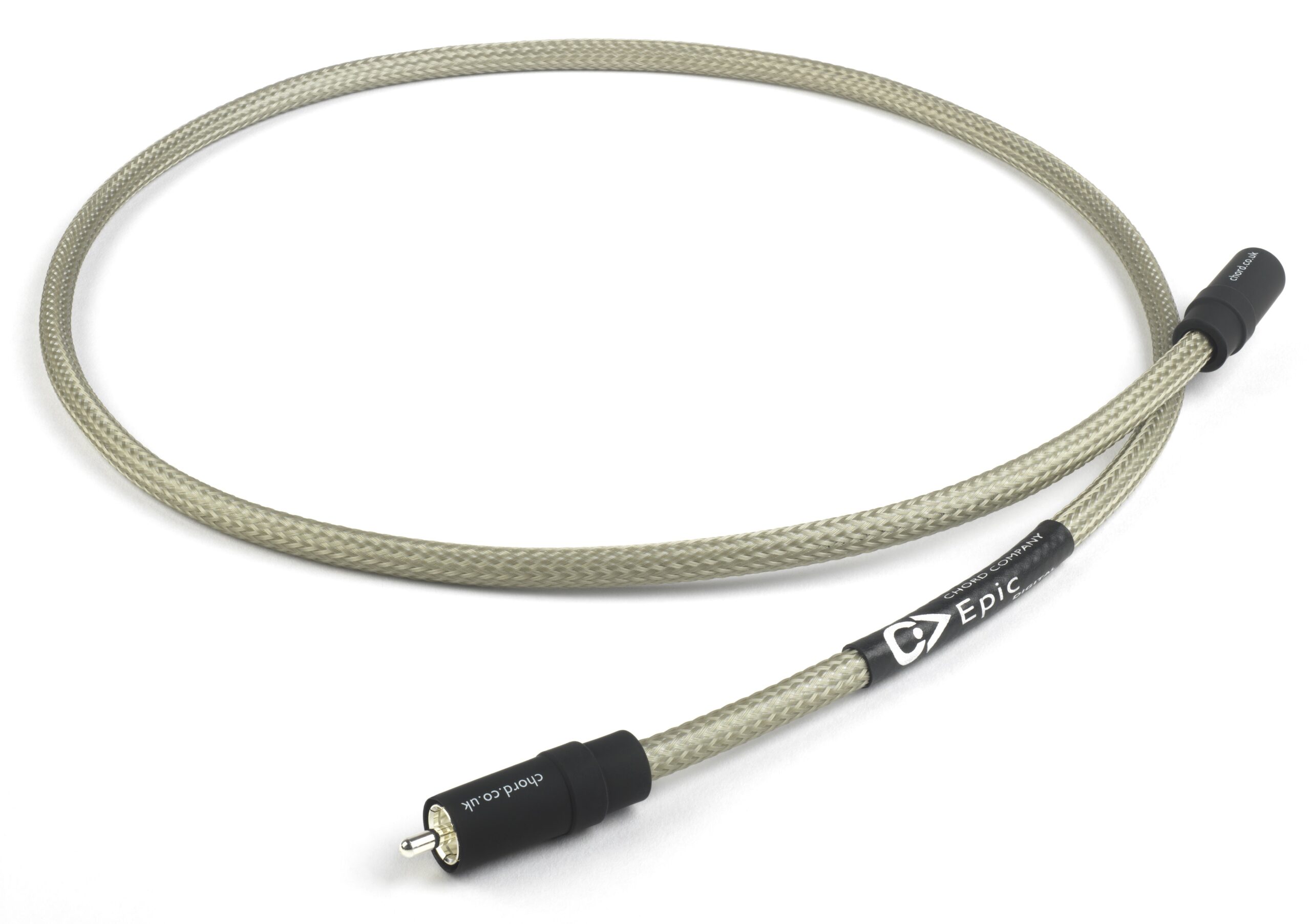 Chord Company Epic RCA digitale interconnect S/PDIF - 75 Ohm single silver-plated vanaf 0,5 meter - Afbeelding 2