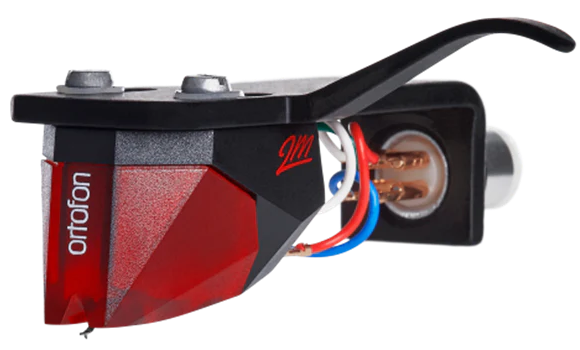 Ortofon 2M Red Premounted MM-element Getipt Elliptisch Diamand voorgemonteerd op SH-4 Black headshell