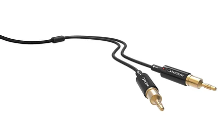 NorStone Arran luidsprekerkabel MC 99.99% OFC TC koper 2 x 1,53 mm2 AWG16 met 24K vergulde connectoren stereoset 2 stuks vanaf 3,0 meter - Afbeelding 4