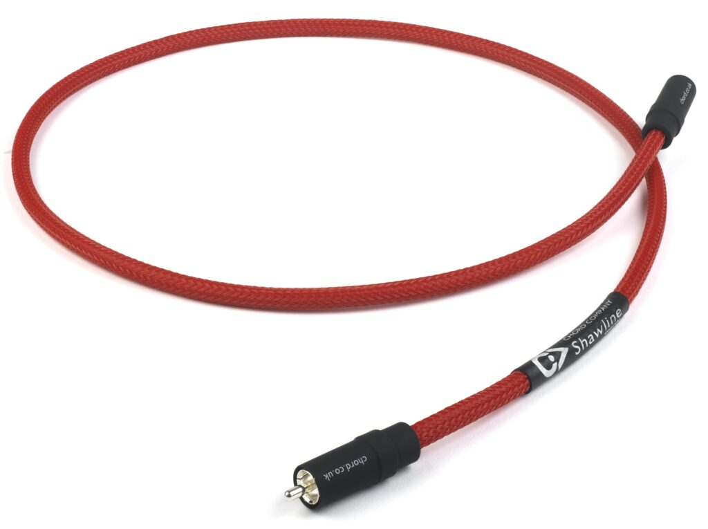 Chord Company Shawline Digital RCA digitale interconnect S/PDIF - 75 Ohm single vanaf 0,5 meter