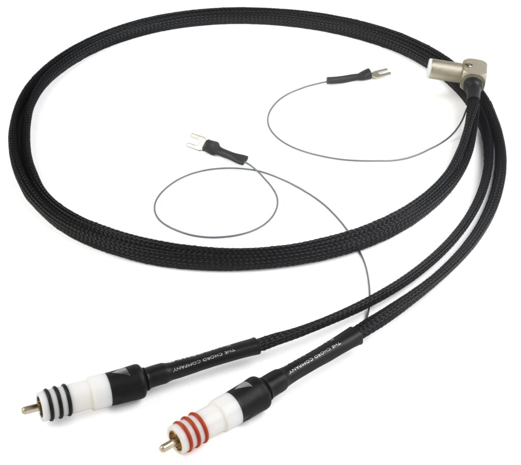 Chord Company Signature X Aray Analoque TT Fly Lead RCA of DIN tonearm-kabel verzilverd koper vanaf 1,2 meter